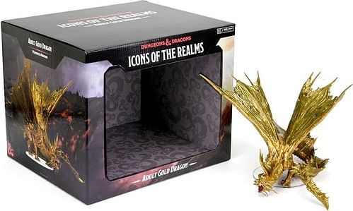 D&D Miniatures: Adult Gold Dragon Premium Figure - obrázek 5