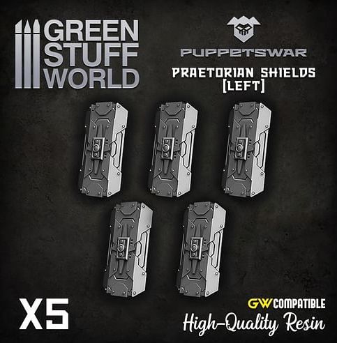 Dekorace Green Stuff World: Praetorian Shields, 5 ks - obrázek 2