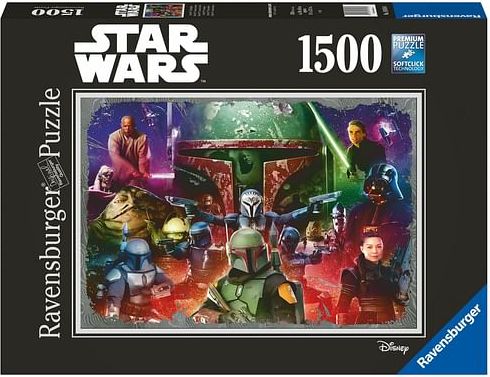 Puzzle Star Wars - Boba Fett Bounty Hunter, 1500 dílků - obrázek 1