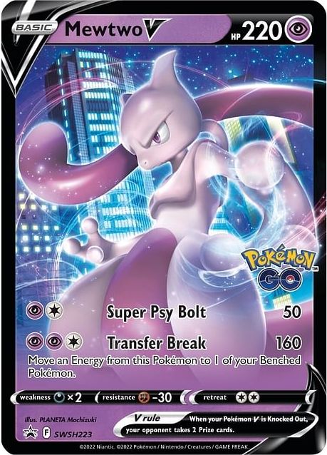 Pokémon TCG - Pokémon GO V Battle Deck - Mewtwo - obrázek 2