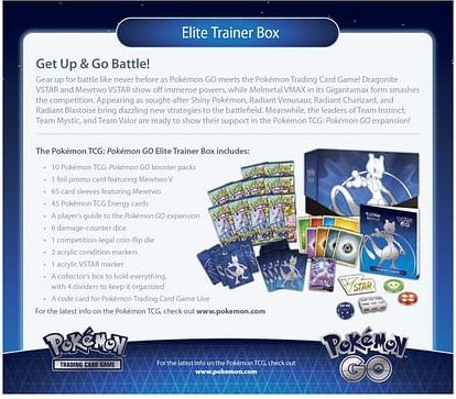 Pokémon TCG - Pokémon GO Elite Trainer Box - obrázek 8
