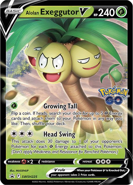 Pokémon TCG - Pokémon GO Alolan Exeggutor V Box - obrázek 2