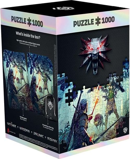 Puzzle Zaklínač: Lešij, 1000 dílků - obrázek 1