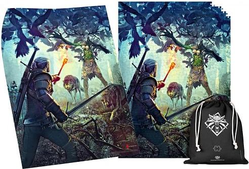 Puzzle Zaklínač: Lešij, 1000 dílků - obrázek 2
