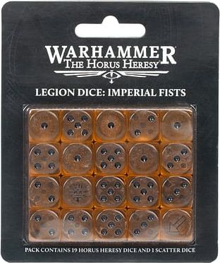 Sada kostek Horus Heresy: Legion Dice - Imperial Fists - obrázek 1
