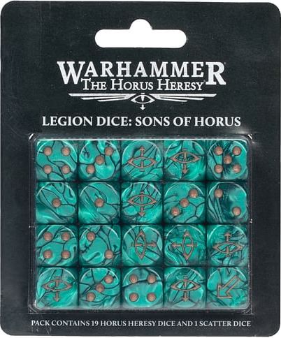 Sada kostek Horus Heresy: Legion Dice - Sons of Horus - obrázek 1