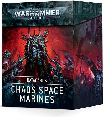 Warhammer 40000: Datacards Chaos Space Marines 2022 - obrázek 1