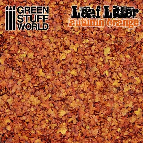Dekorace Green Stuff World: Leaf Litter - Autumn Orange - obrázek 3