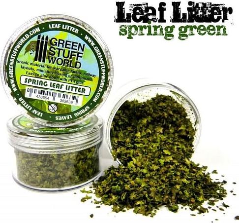 Dekorace Green Stuff World: Leaf Litter - Spring Green - obrázek 1