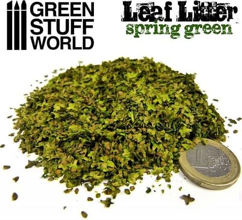 Dekorace Green Stuff World: Leaf Litter - Spring Green - obrázek 2