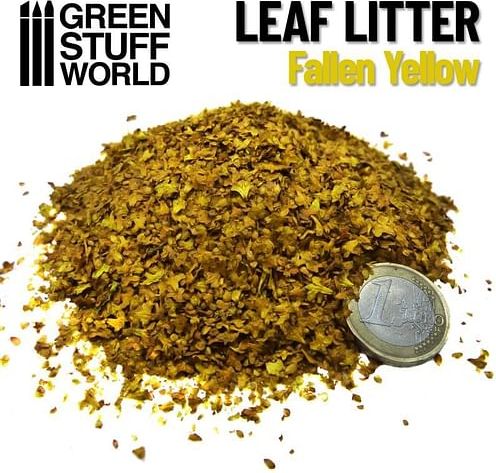 Dekorace Green Stuff World: Leaf Litter - Fallen Yellow - obrázek 2