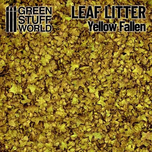 Dekorace Green Stuff World: Leaf Litter - Fallen Yellow - obrázek 3