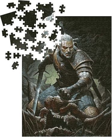 Puzzle Zaklínač - Geralt a trofej, 1000 dílků - obrázek 1