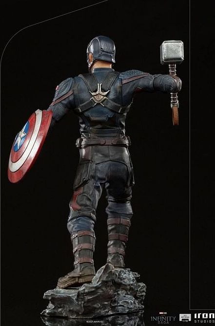 Iron Studios Figurka Captain America Ultimate BDS Art Scale 1/10 - obrázek 3