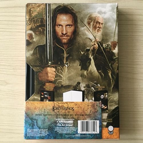 Pyramid International Zápisník Pán prstenů - VHS A5 - obrázek 5
