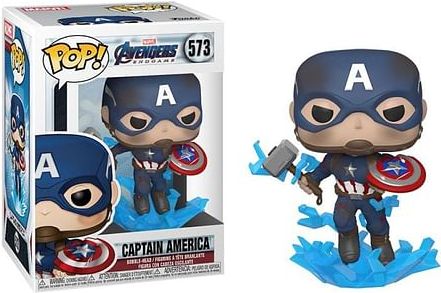 Figurka Marvel: Endgame - Captain America Mjolnir Funko Pop! - obrázek 1