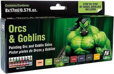 Vallejo: Game Color Set - Orc and Goblins 17ml - obrázek 1