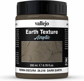 Vallejo: Textur Dark Earth 200ml - obrázek 1