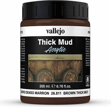 Vallejo: Textur Brown Mud 200ml - obrázek 1