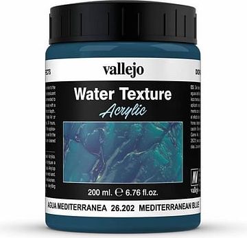 Vallejo: Water Effects Mediteranean Blue 200ml - obrázek 1