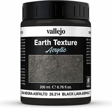Vallejo: Textur Black Lava 200ml - obrázek 1