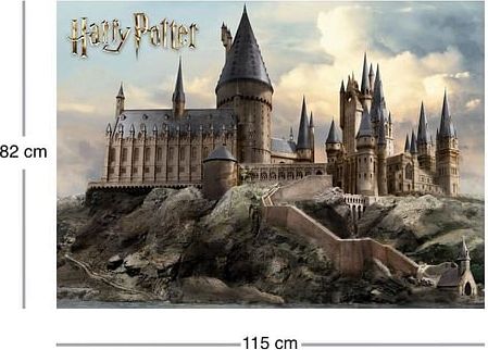 Puzzle Harry Potter - Bradavice, 3000 dílků - obrázek 2