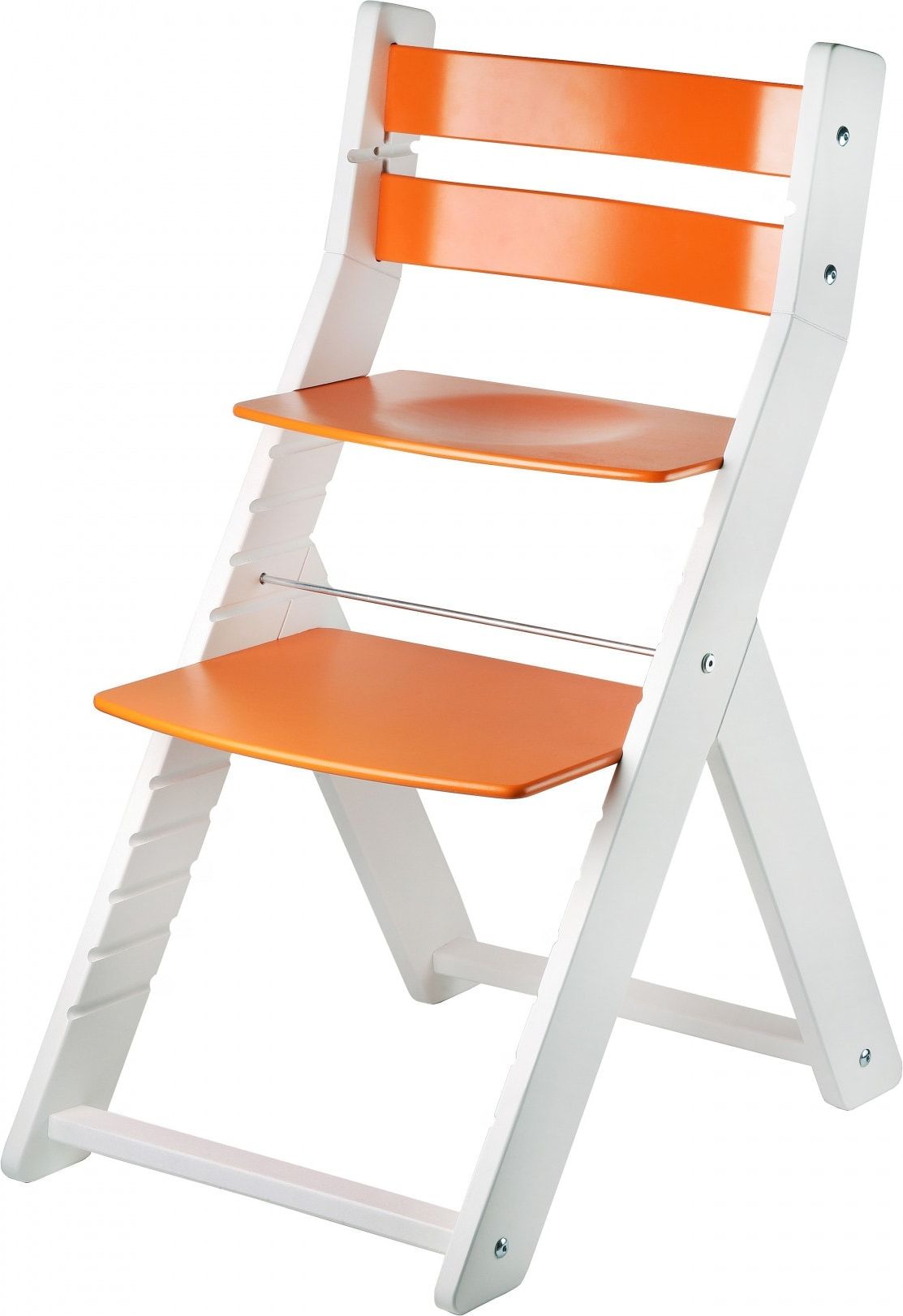 Wood Partner Rostoucí židle Sandy - bílá / oranžová - obrázek 1