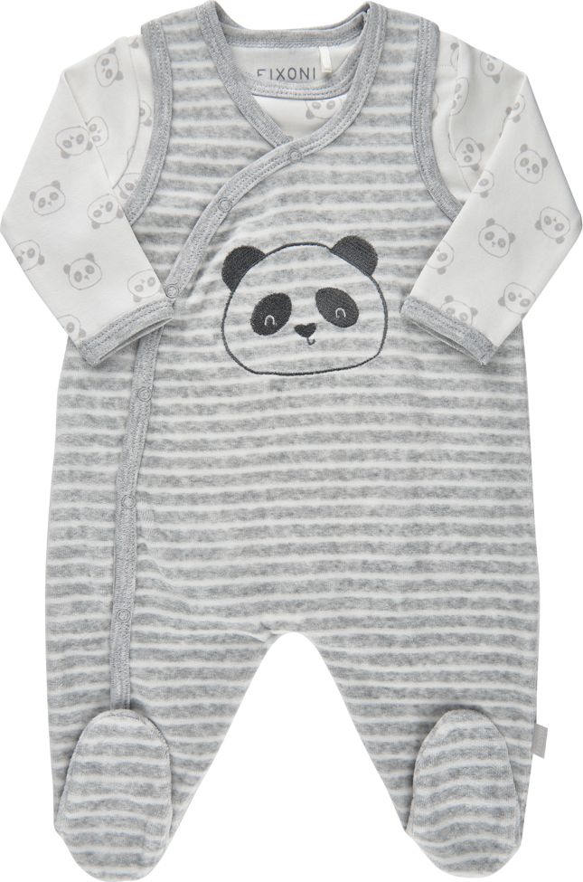 Fixoni novorozenecký set-body s dlouhým rukávem a dupaček 422000-1236 Velikost: 44 - obrázek 1