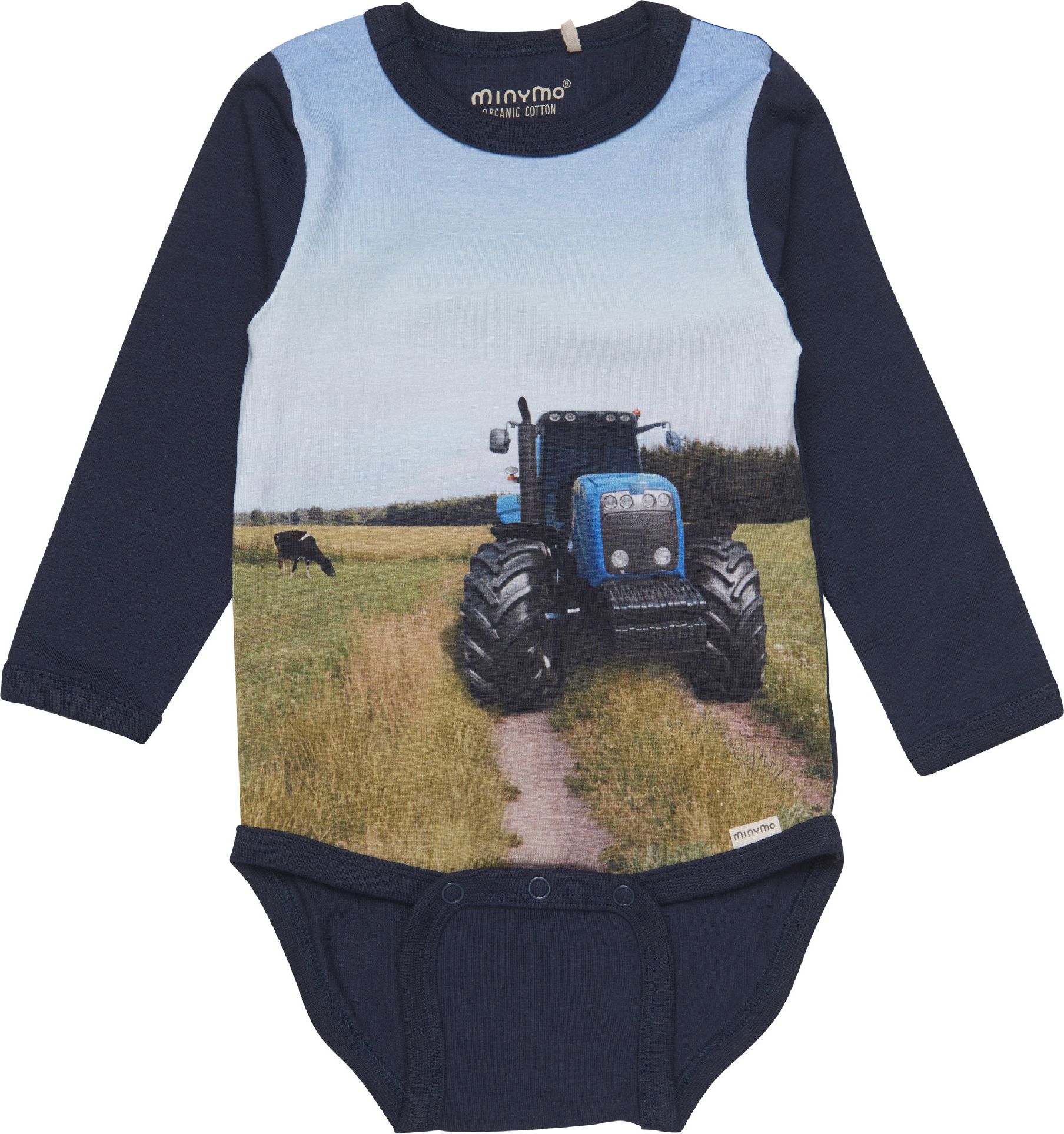 Minymo kojenecké body s dlouhým rukávem 6075 - 7661 Velikost: 62 - obrázek 1