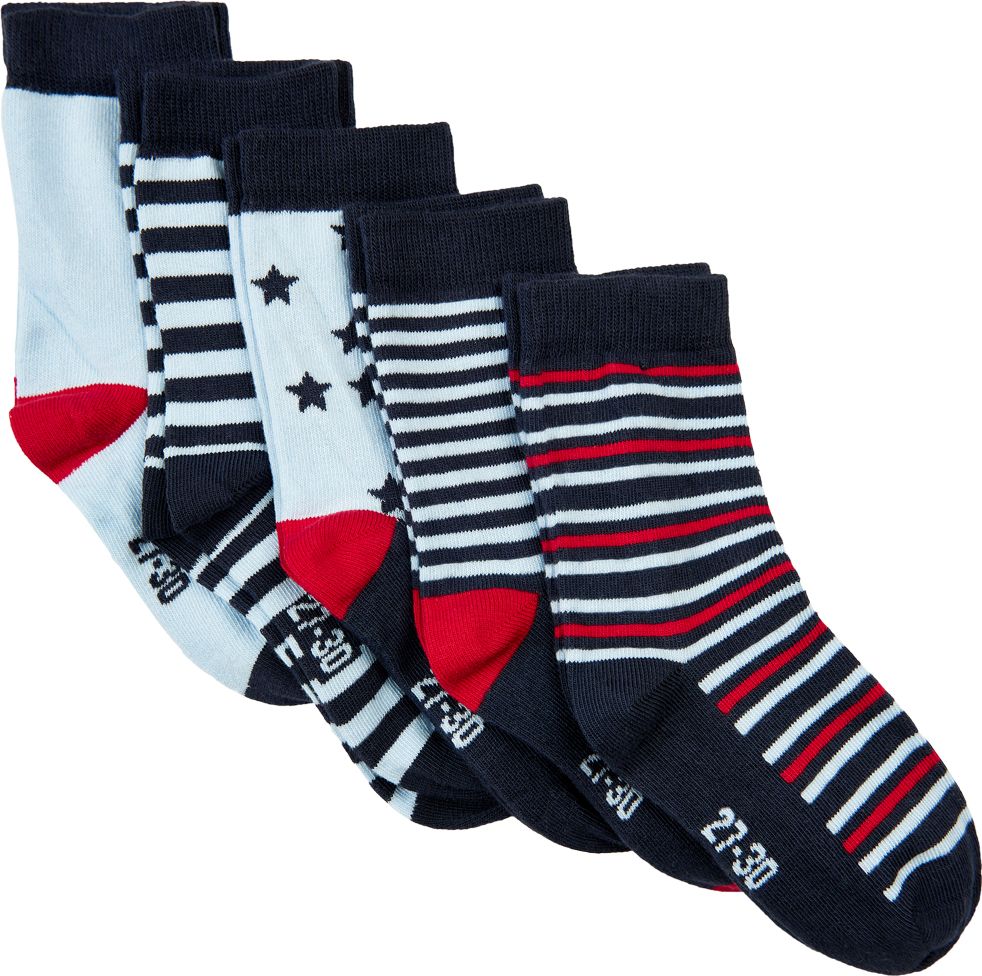 Minymo dětské ponožky set 5 kusů 5079-778 Velikost: 15 - obrázek 1