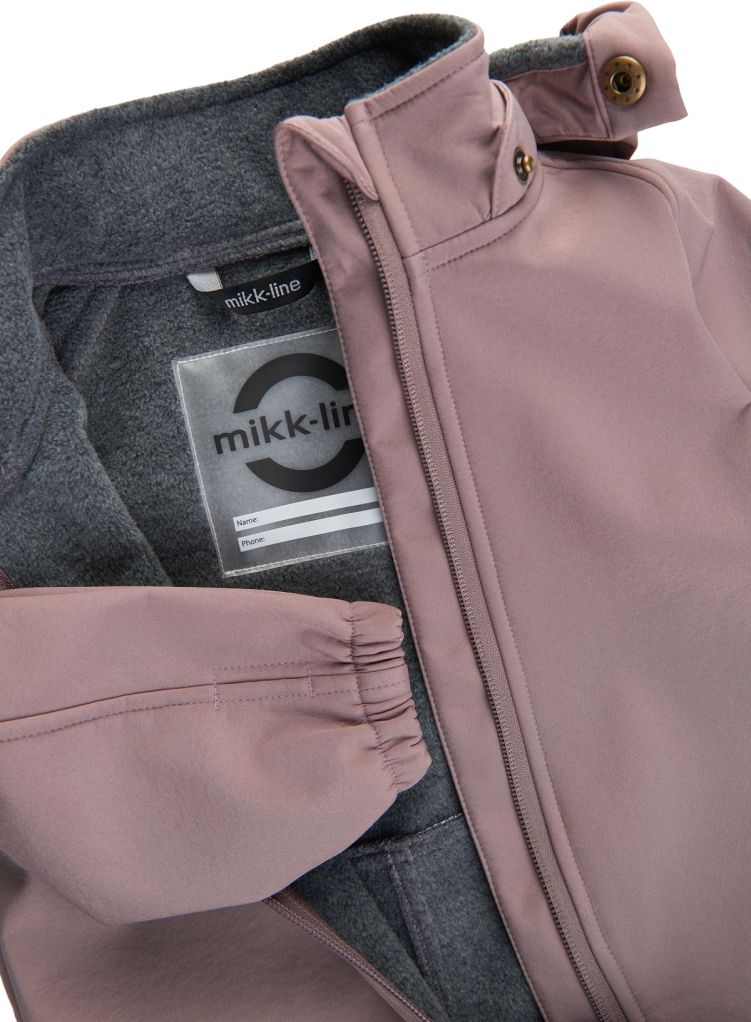 Mikk-Line dětská softshellová kombinéza Twilight Mauve 16220 Velikost: 74 - obrázek 5