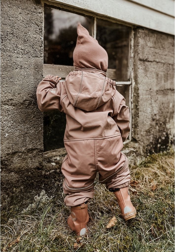 Mikk-Line dětská softshellová kombinéza Twilight Mauve 16220 Velikost: 74 - obrázek 7