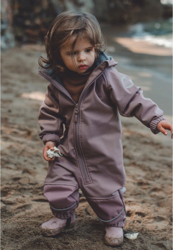 Mikk-Line dětská softshellová kombinéza Twilight Mauve 16220 Velikost: 74 - obrázek 9