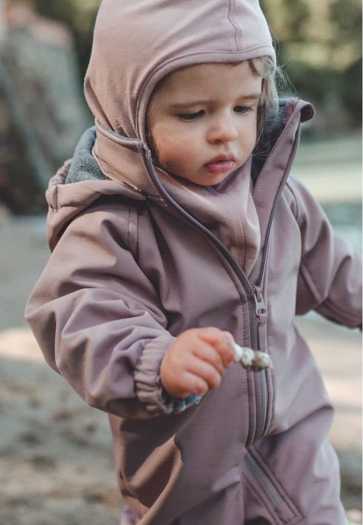 Mikk-Line dětská softshellová kombinéza Twilight Mauve 16220 Velikost: 74 - obrázek 10
