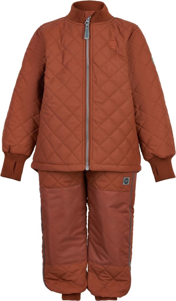 Mikk-Line dětský fleece termo oblek Duvet Ginger Bread 16812 Velikost: 74 - obrázek 1
