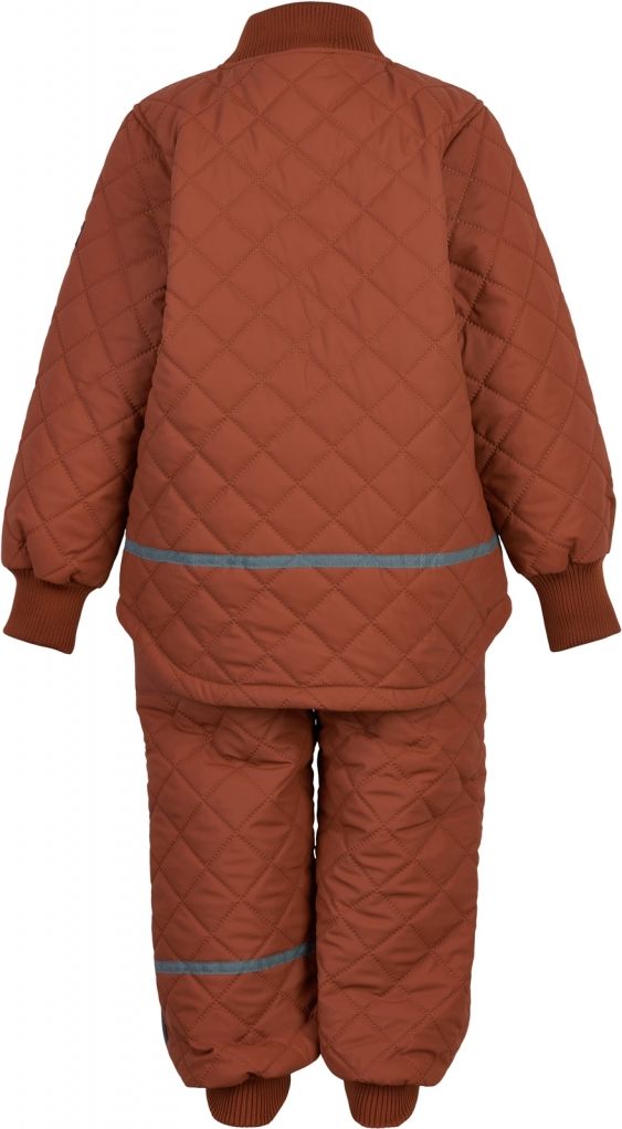 Mikk-Line dětský fleece termo oblek Duvet Ginger Bread 16812 Velikost: 74 - obrázek 2