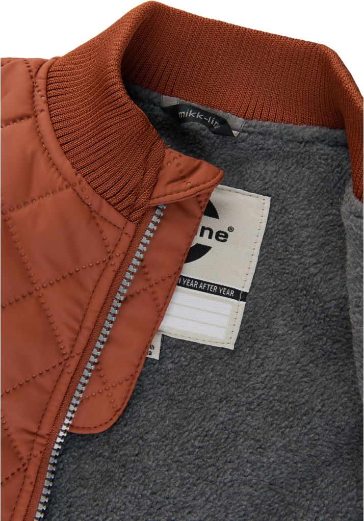 Mikk-Line dětský fleece termo oblek Duvet Ginger Bread 16812 Velikost: 74 - obrázek 3