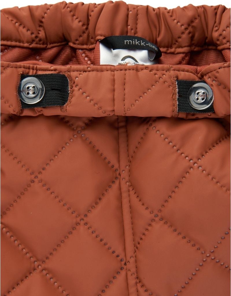 Mikk-Line dětský fleece termo oblek Duvet Ginger Bread 16812 Velikost: 74 - obrázek 5