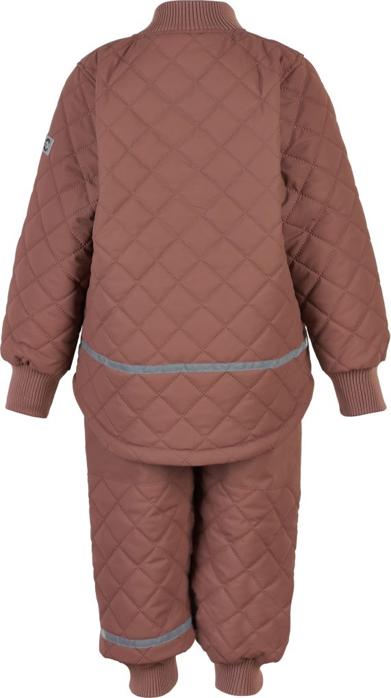 Mikk-Line dětský fleece termo oblek Duvet Nutmeg 16812 Velikost: 86 - obrázek 2