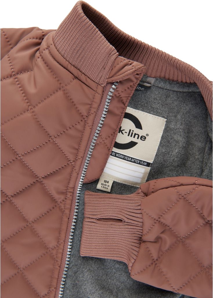 Mikk-Line dětský fleece termo oblek Duvet Nutmeg 16812 Velikost: 86 - obrázek 3