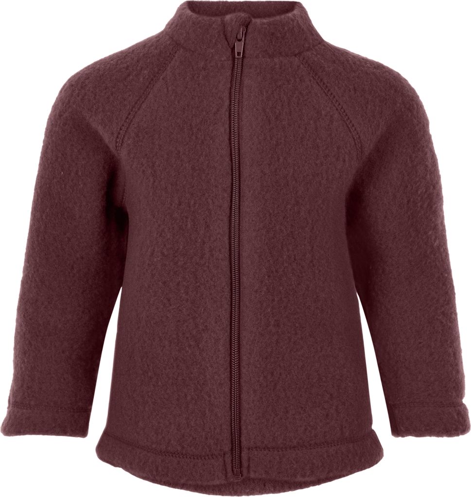 Mikk-Line kojenecká vlněná bunda OEKO - TEX Decadent Chocolate 50001 Velikost: 56 - obrázek 1