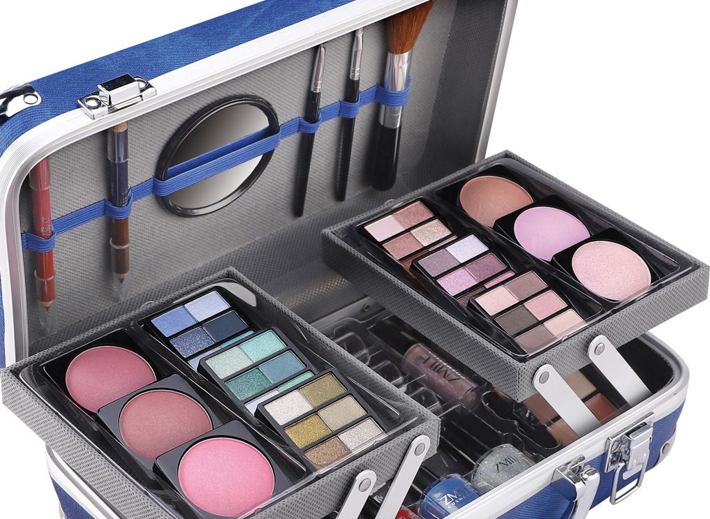 Alltoys Kosmetický kufřík Travel Blue - obrázek 6