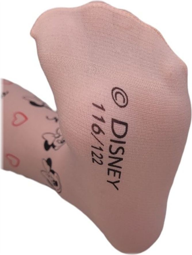 E plus M · Dětské / dívčí punčocháče Minnie Mouse - Disney - 40 DEN (silonky) - růžové 128 / 134 - obrázek 4