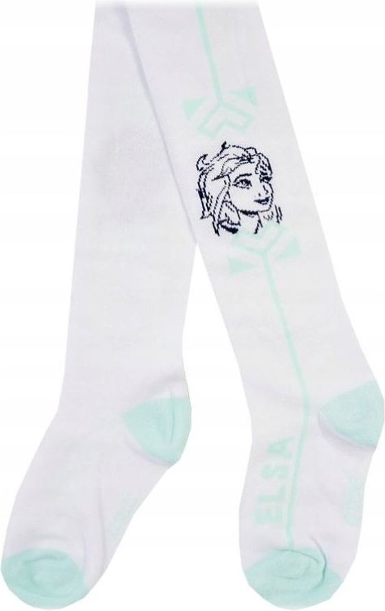 E plus M · Dětské / dívčí punčocháče Ledové království - Frozen - motiv Anna a Elsa Bílá 104 / 110 - obrázek 2