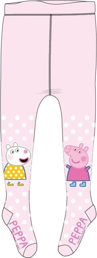 E plus M · Dětské / dívčí punčocháče Prasátko Peppa a ovečka Suzy Růžová 92 / 98 - obrázek 1
