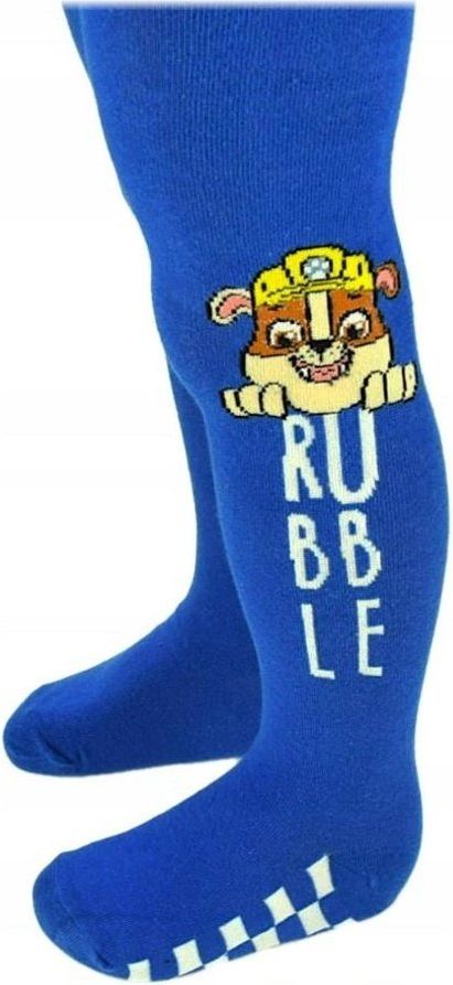 E plus M · Dětské / chlapecké punčocháče Tlapková patrola - Paw Patrol - motiv Chase a Rubble 98 / 104 Modrá - obrázek 5