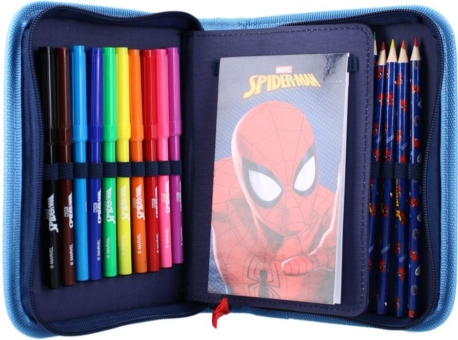 Vadobag · Vybavený školní penál Spiderman - MARVEL - 27 dílů - obrázek 2