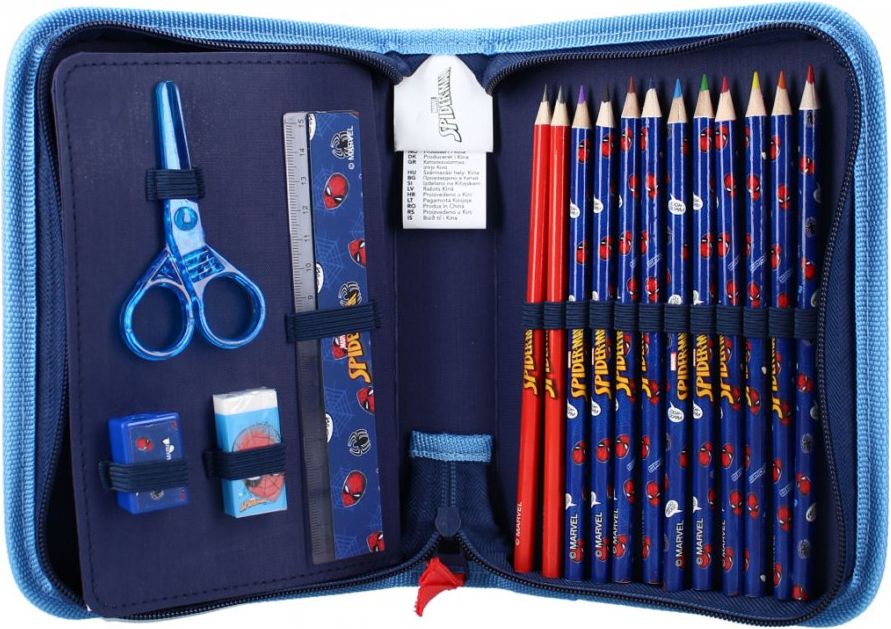 Vadobag · Vybavený školní penál Spiderman - MARVEL - 27 dílů - obrázek 3