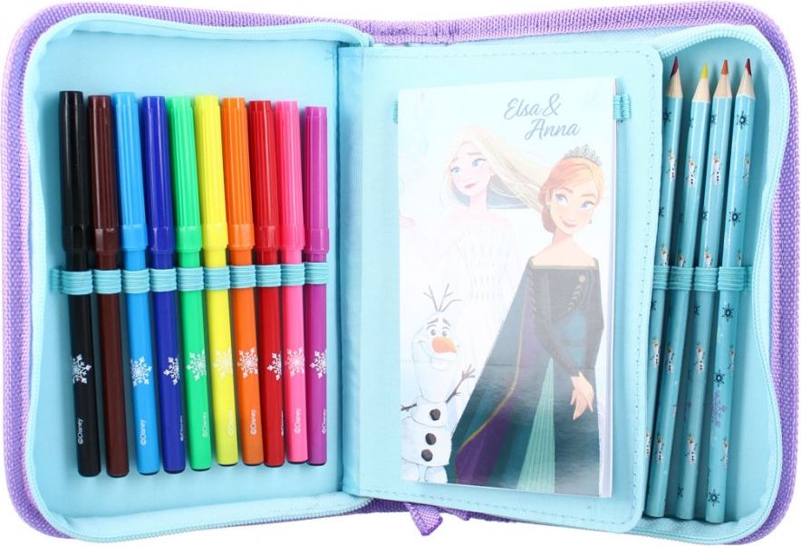 Vadobag · Vybavený školní penál Ledové království - Frozen - 27 dílů - obrázek 2
