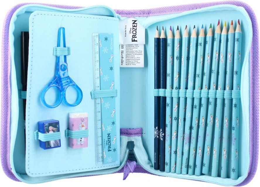 Vadobag · Vybavený školní penál Ledové království - Frozen - 27 dílů - obrázek 3